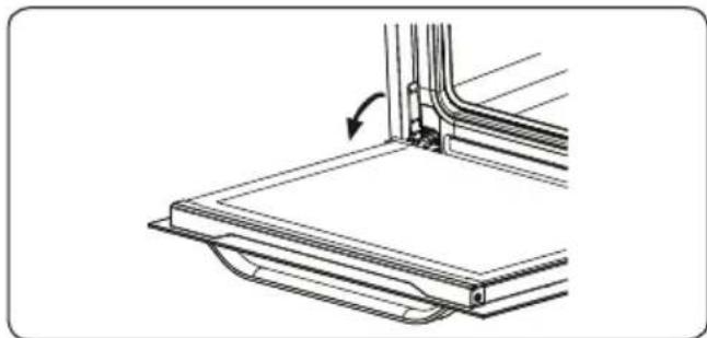 Helkama HKU75V - Removal of the Oven Door - 1