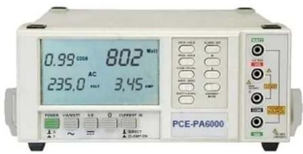 0.99cosθ 802 AC 235,0 ±17 3,45° PCE-PA6000