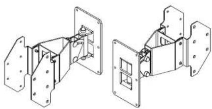 HK AUDIO SI SERIES P10 - Swivel and tilt bracket for two loudspeakers - 1