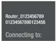 Router_0123456789 01234567890123456 Connecting to: