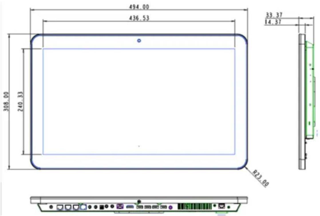 AOPEN WT19M-FKB - 2-3. I/O ports - 2