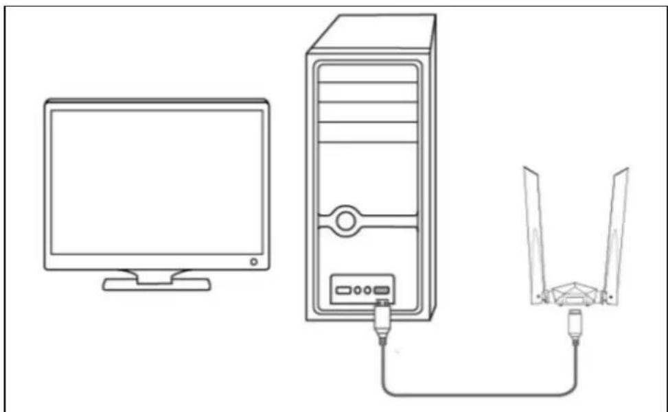 Dahua Technology NC1800 - Installing the wireless USB adapter (Windows 10 supported) - 2