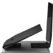 SideTrak Swivel Pro HD Triple - Fold monitor closest to laptop. - 1