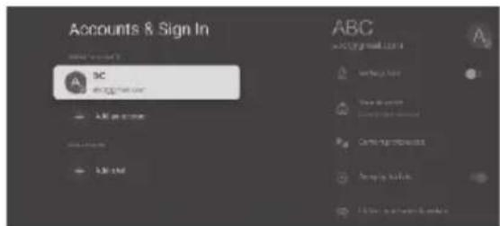 Accounts & Sign In 3C ABC ABC (Sign In List) 3C 3C Sign In ABC 3C Sign In ABC 3C Sign In