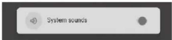 System sounds