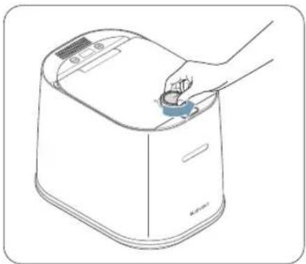 Thinkware BLUE VENT MUMU - Locking the lid - 1