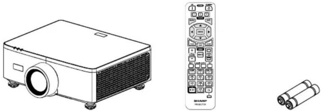 SHARP XP-P601Q - Standard Accessories - 1