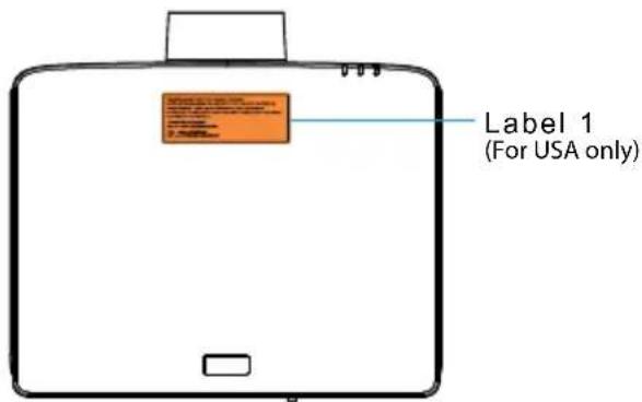 Label 1 (For USA only)