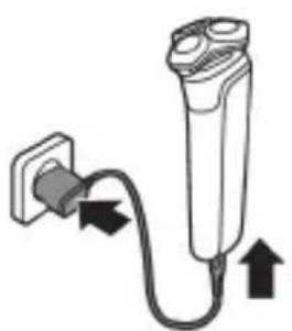 PHILIPS Norelco S9500 - Charging with the power cord - 1