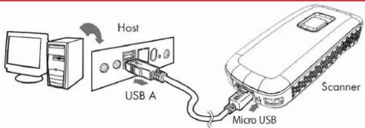 Unitech MS920P - バッテリの充電 - 1