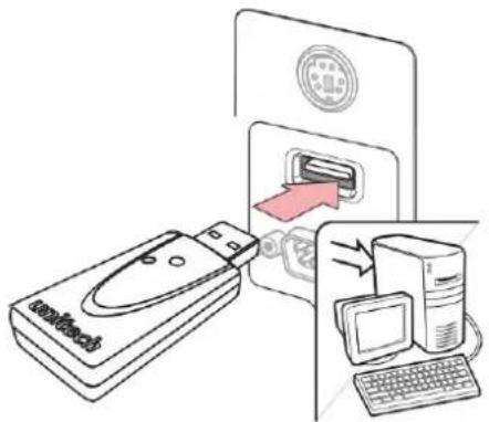 Unitech MS920P - ドングルとのペアリングとホストとの接続 - 2