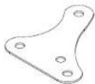 HK AUDIO Vortis VR 10810 - Plate for Cluster Panels - 4