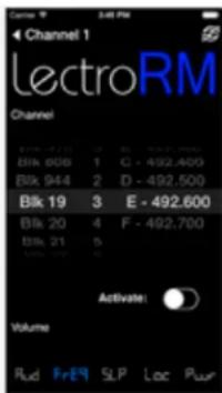 Channel 1 ElectroRM Channel Bik 808 1 G - 492,400 Bik 944 2 D - 492,500 Bik 19 3 E - 492,600 Bik 20 4 F - 492,700 Bik 21 5 Activate! Volume Flud FrEq SLP Loc Puur