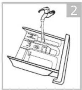 TEKA WDK 81050 WH - Limpie el Dispensador de Detergente - 2