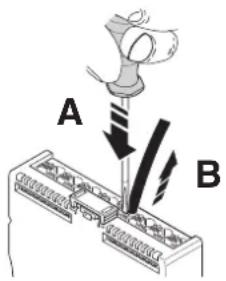 Phoenix Contact AXL SE DO16/1 - Removing cables from the terminal point - 1