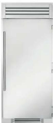 True TR-30BEV-L-SG-C - &amp; 36 INCH REFRIGERATOR, FREEZER &amp; DUAL ZONE COLUMN - 8