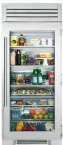 True TR-30BEV-L-SG-C - &amp; 36 INCH REFRIGERATOR, FREEZER &amp; DUAL ZONE COLUMN - 7
