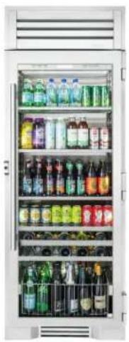 True TR-30BEV-L-SG-C - &amp; 36 INCH REFRIGERATOR, FREEZER &amp; DUAL ZONE COLUMN - 1
