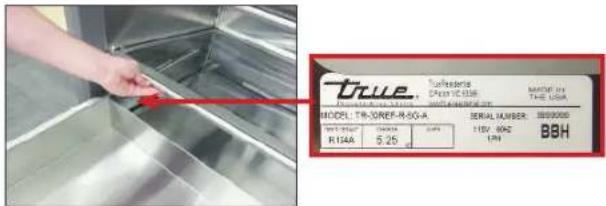 True Turbless Cranial NC-3208 MODEL: TR-30ER-R-SG-A TITLE: 15V 300K R14A 5.25 SERIAL NUMBER: 3200000 15V 300K LPG BBH