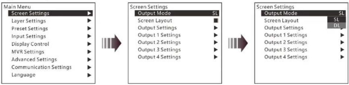 NovaStar J6 - Output Mode - 1
