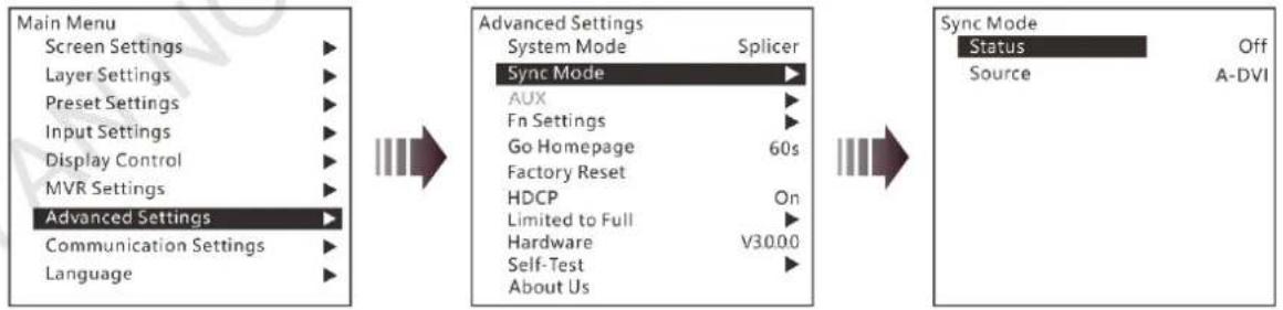 NovaStar J6 - Sync Mode - 1