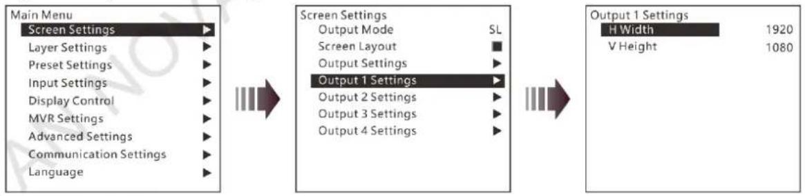 NovaStar J6 - Output Connector Settings - 1