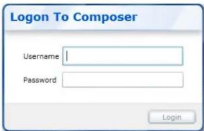 Logon To Composer Username | Password Login