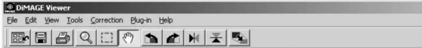 DiMAGE Viewer File Edit View Tools Correction Plug-in Help