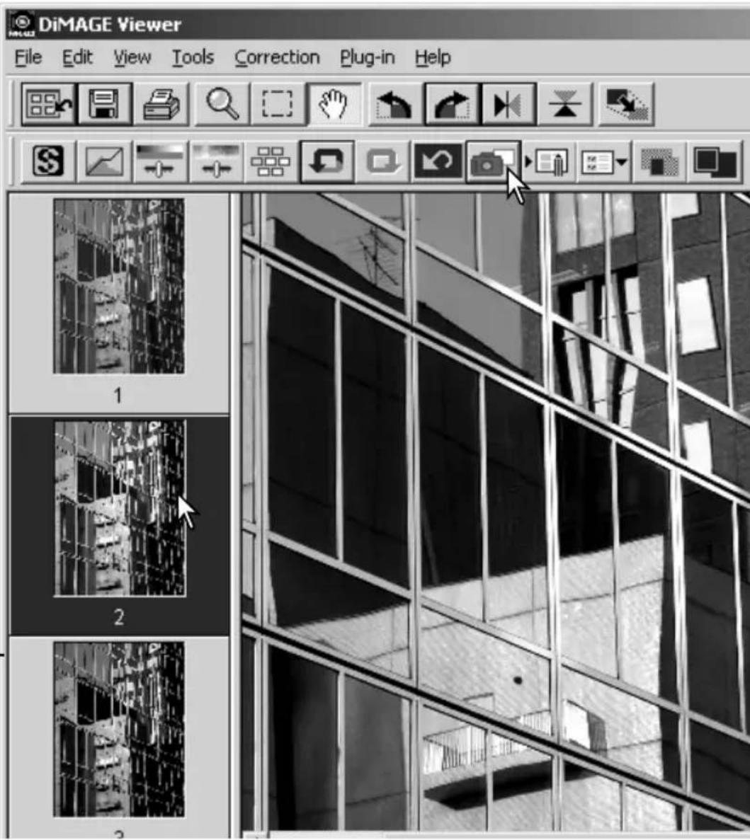 DiMAGE Viewer File Edit View Tools Correction Plug-in Help 1 2