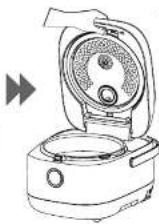 TOSHIBA RC-10IRPMY - ■ Installation methods for detachable inner lid - 2