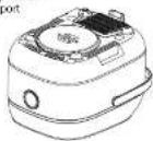 TOSHIBA RC-10IRPMY - ■ Opening buckle plate, suction port and exhaust port (bottom of the body) - 2