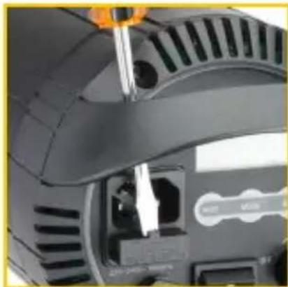 Impact VC-500WLN-II - Replacing the Fuse - 1