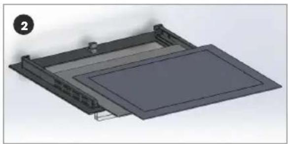 Euromaid EFS9010AINDB - How to Dismantle the Oven Door for Cleaning - 2