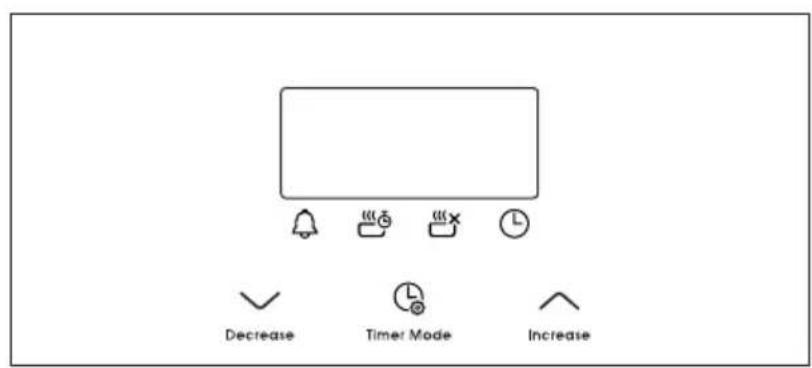 Decrease Timer Mode Increase