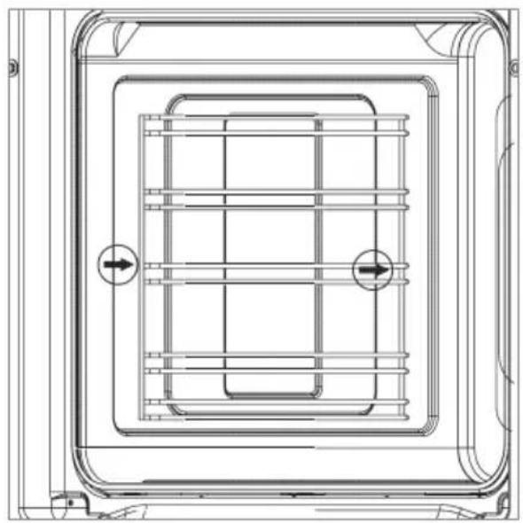 Euromaid EFS9010CERS - Positioning the Oven Trays &amp; Shelves - 2