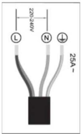 MIDEA MC-IV7243B2CC-A - Connecting the Hob to the Mains Power Supply - 2