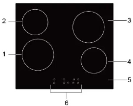 MIDEA MC-CH6002 - Top View - 1