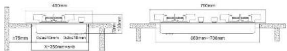 450mm 700mm 375mm Coated 40mm Subs 10mm X=350mm×6×6 600mm×700mm