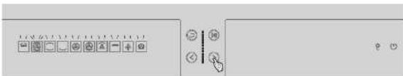 Screenshot of a software toolbar with icons and control buttons, likely from an older application interface.