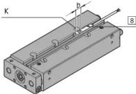 Festo DFM-40-B - Mounting the proximity sensors - 1