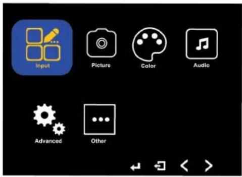 Input Picture Color Audio Advanced Other
