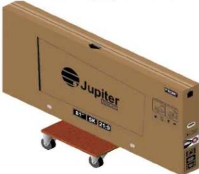 Jupiter Pana 81T - Remember do not touch or put any pressure on the screen when moving the Pana! - 1
