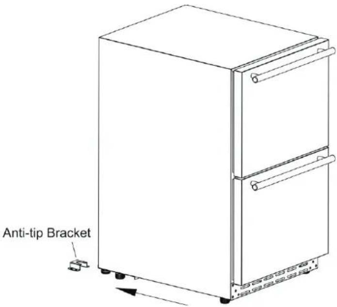 ELICA EBD51SS1 - Anti-Tip Bracket Installation - 1