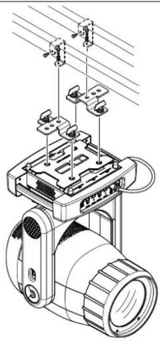 Claypaky Axcor Wash 600 CL3000 - Installing the fixture - 2