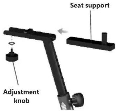 Seat support Adjustment knob