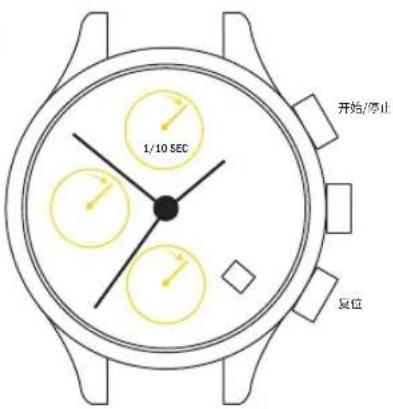 1/10 SEC 开始/停止 复位