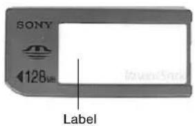 SONY 128µm Label