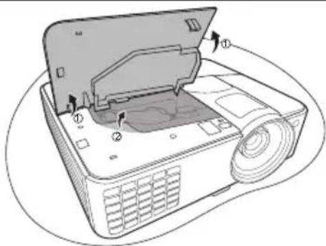 BENQ MS513P - Replacing the lamp - 4