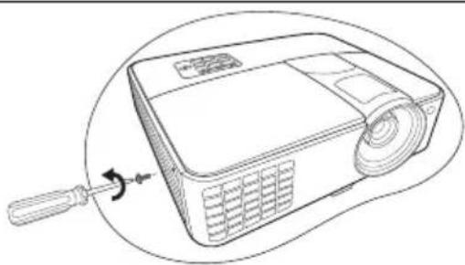 BENQ MS513P - Replacing the lamp - 2