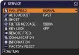 HITACHI CP-X3011NEF - OPTION menu - 5